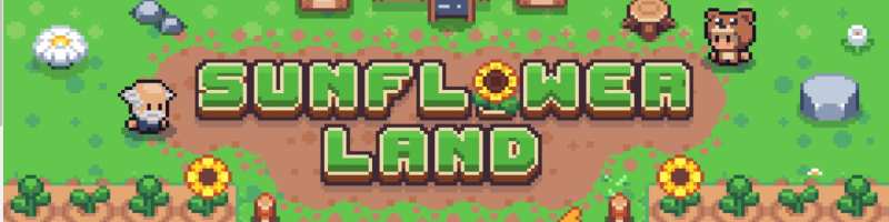 sunflower land heading image