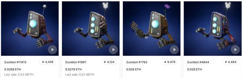 Zuckbots NFTs