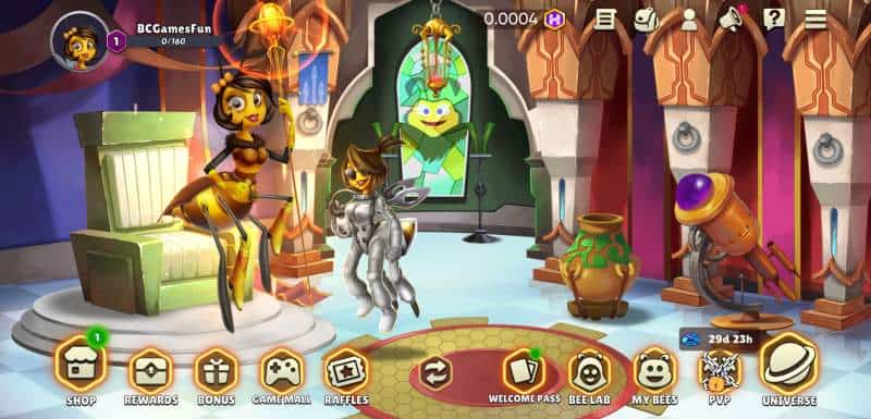 Honeyland mobile bee colony strategy game on Solana.