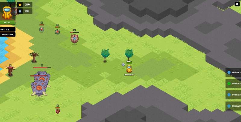 Block stranding gameplay