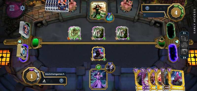 Gods Unchained mobile gameplay screenshot