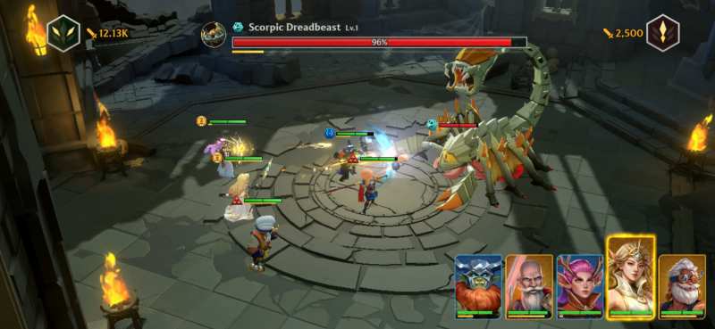 Guild of Guardians mobile gameplay screenshot