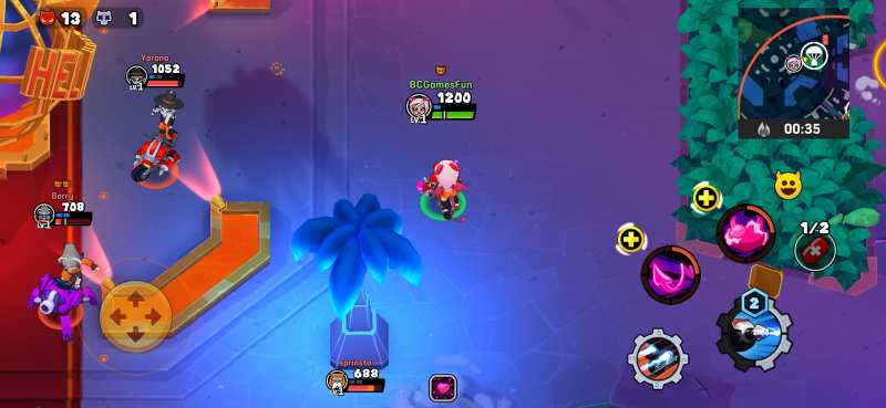 Villains Robot Battle Royale mobile gameplay screenshot