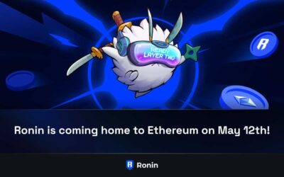 Ronin Migrates to Ethereum on May 12 with New Tokenomics and Builder Reward System